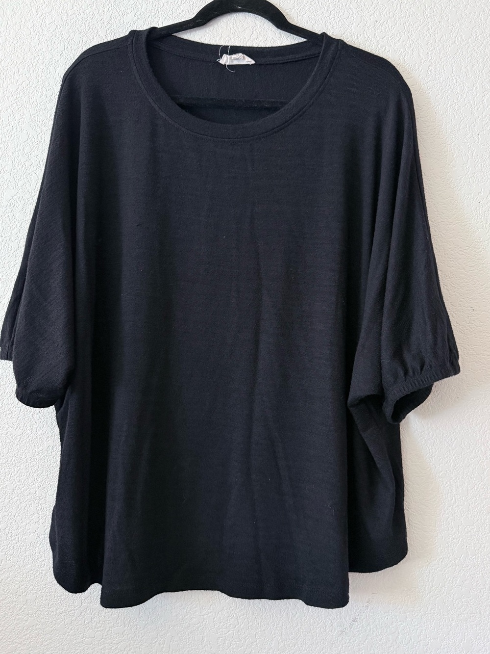 Westbound women’s Black Relaxed Crewneck Women's Top 0085